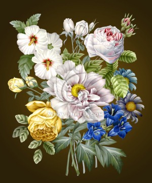 油畫(huà)花卉