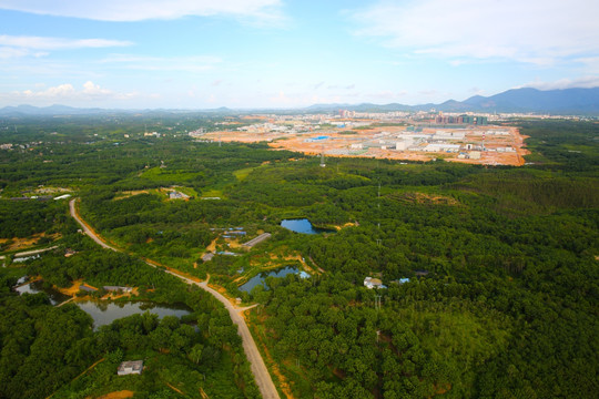 山丘 大地 俯拍 俯视