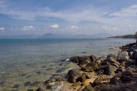 西岛牛王岭 海滩 礁石