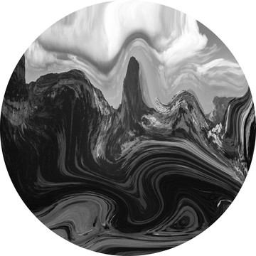 水墨印象畫 抽象裝飾畫