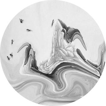 水墨抽象裝飾畫