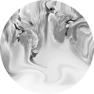 黑白水墨畫