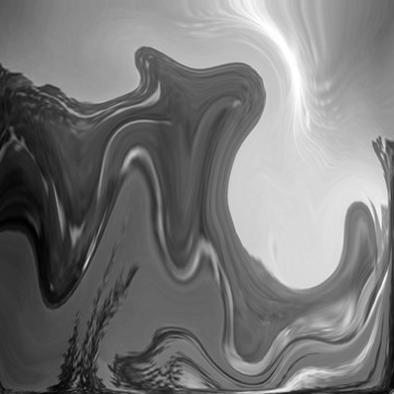 水墨無框畫