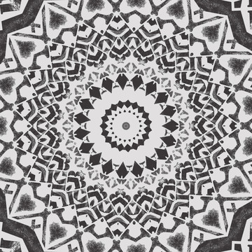 時(shí)尚黑白無(wú)框畫抱枕印花