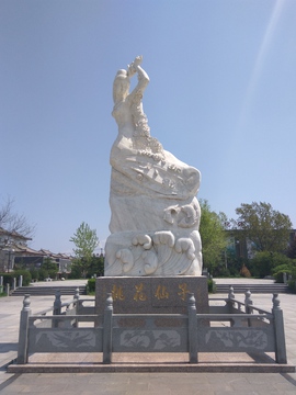 桃花仙子雕塑