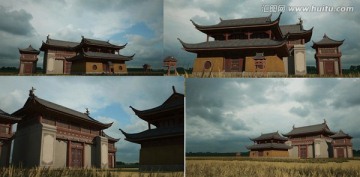 唐代佛教風格民間建筑3D模型