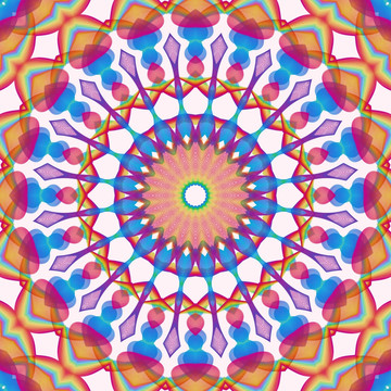 花型拼花抽象背景圖案 無分層