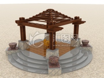 亭子模型設(shè)計(jì)