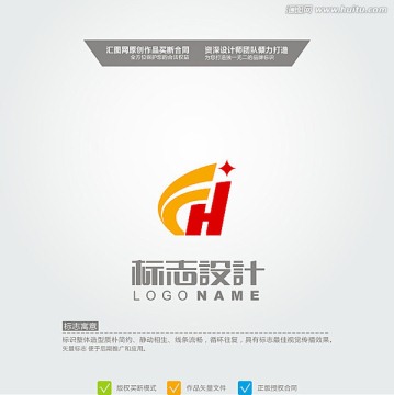 fh LOGO 原創(chuàng)標(biāo)志 品牌