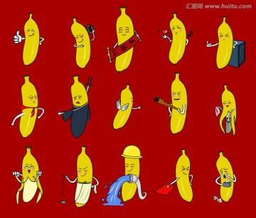 香蕉卡通人物