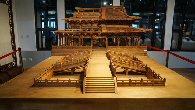 中国古代建筑模型