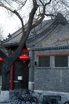 四合院 门头 北京 民居