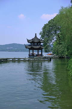 杭州西湖 凉亭
