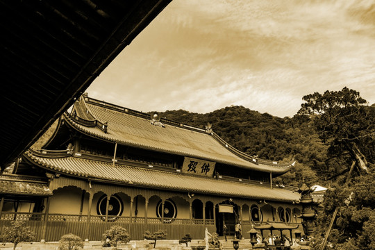 天童老照片 佛教 寺庙 寺院