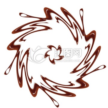巧克力浆拼花底纹背景图案