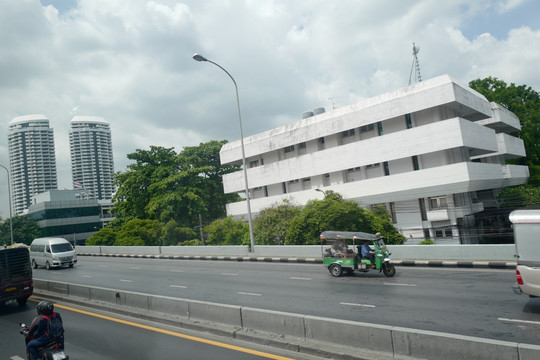 泰国 曼谷 城市 街道 道路