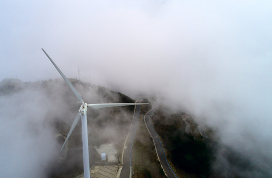 九宫山风电