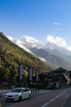 阿尔卑斯山 阿尔卑斯雪山