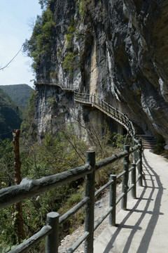 石门河 白虎下山栈道