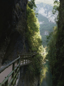 石门河 峡谷栈道