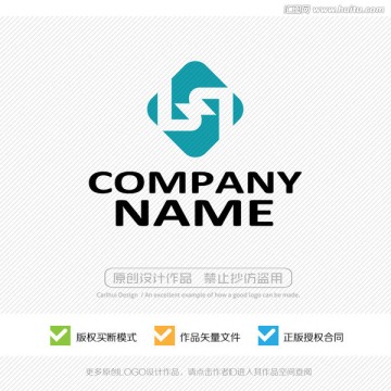 bq字母 LOGO設(shè)計