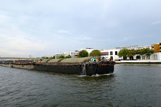 泰国 曼谷 湄南河 风景 户外