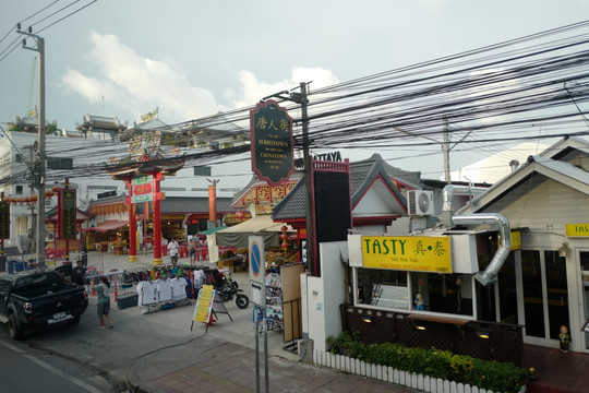 泰国 曼谷 城市 街道 道路