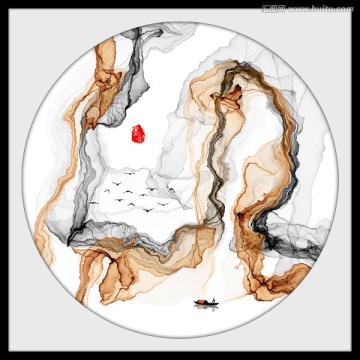 水墨画 抽象意境装饰画
