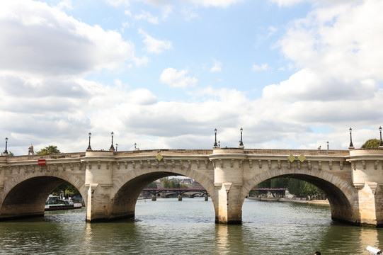 法国桥梁 塞纳河上的桥