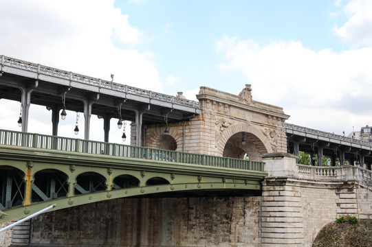 法国桥梁 塞纳河上的桥 古桥