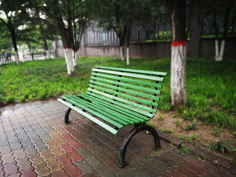 公园休闲椅子