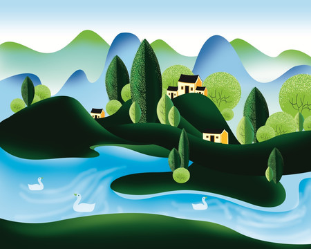 版畫(huà)手繪畫(huà)
