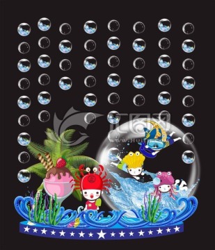 商場(chǎng)DP點(diǎn) 海洋小兵