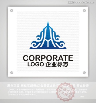 y字母logo 房地产logo