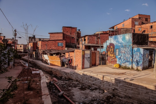 南美风情巴西圣保罗贫民窟