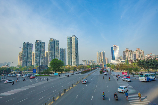 成都九眼桥街景