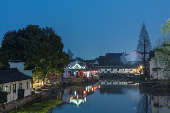 梦里水乡夜景