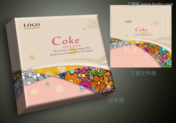 高檔禮品包裝設(shè)計(jì)平面圖