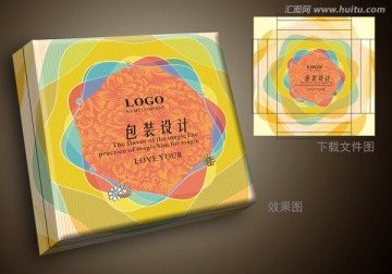高檔禮品包裝設(shè)計平面圖
