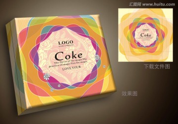 高檔禮品包裝設(shè)計平面圖