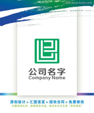 BL字母方正立体LOGO