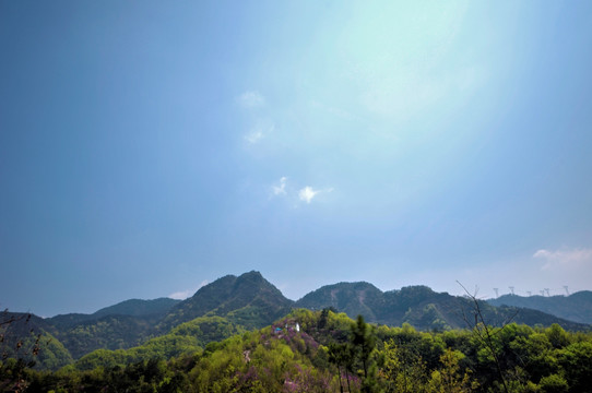 浙江兰溪转轮岩景区山峰