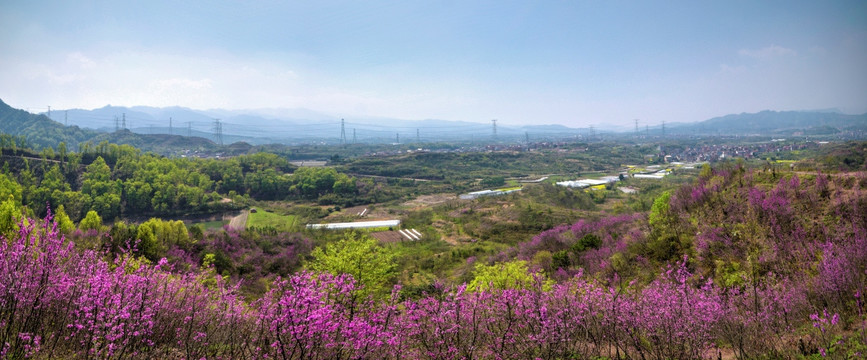 浙江兰溪转轮岩景区大幅全景