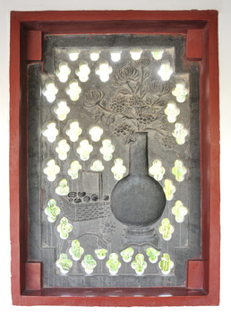 中式园林花窗高清大图照片