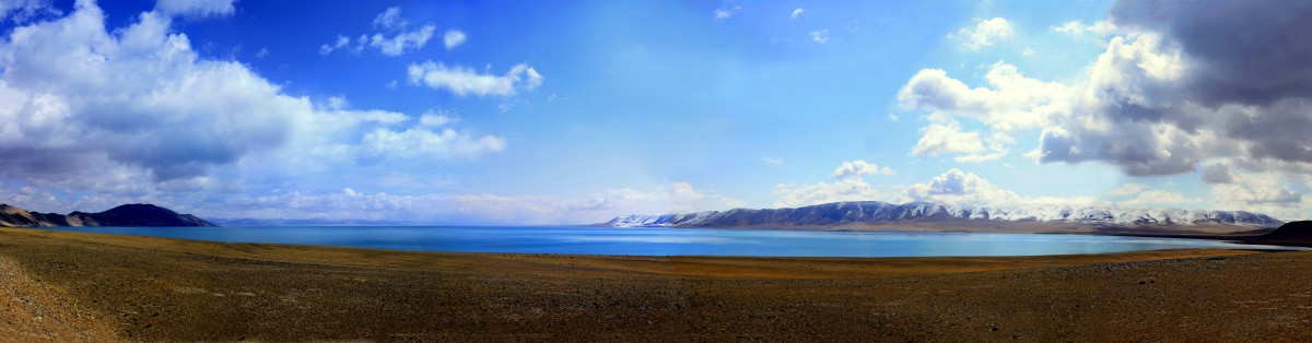 美丽的高原湖泊高清全景