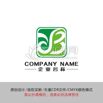 字母YB标志