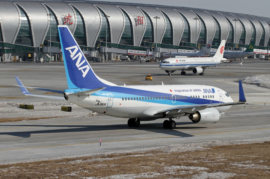 日本全日空航空公司 飞机 航班