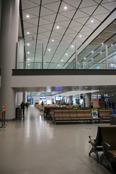 西安咸阳机场 航站楼 候机厅
