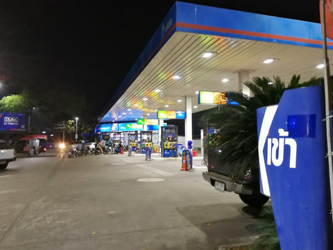 泰国清迈加油站