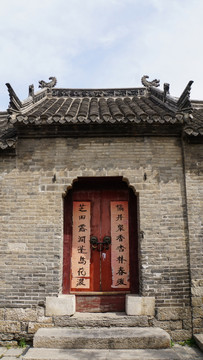 中式古建筑民居门窗